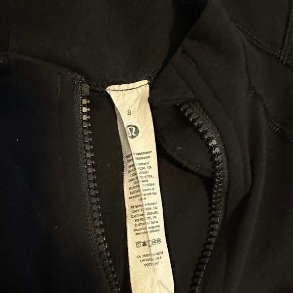Black Lululemon Zip-Up Jacket - Picture 2 of 3